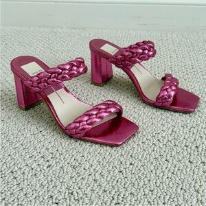 Dolce Vita Paily Braided Block Heel Sandals